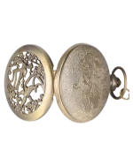 Ρολόι κρεμαστό λαιμού τύπου ρετρό μπρονζέ - Image 4