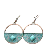 Σκουλαρίκια μπρονζέ ethnic boho