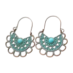 Σκουλαρίκια μπρονζέ ethnic boho