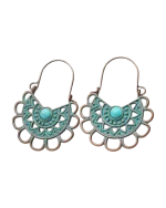 Σκουλαρίκια μπρονζέ ethnic boho