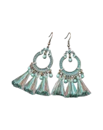 Σκουλαρίκια μπρονζέ ethnic boho