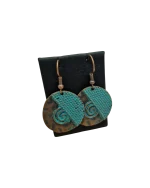 Σκουλαρίκια μπρονζέ ethnic boho - Image 2