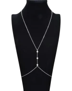 Αλυσίδα σώματος με περλίτσες boho