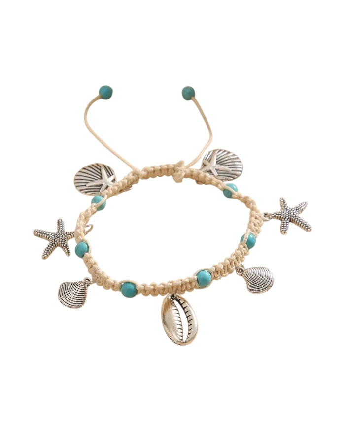 Βραχιόλι ποδιού ethnic boho - Image 2