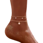 Αλυσίδα ποδιού τριπλή ethnic boho