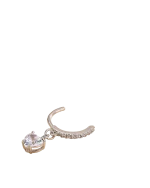 Σκουλαρίκι αφαλού “καρδιά” με στράς - Image 2