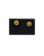 Σκουλαρίκια ασημένια επιχρυσωμένα βυζαντινού στύλ με ζιρκόν - Image 2