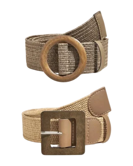 Ζώνη απο PU ψάθα