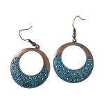 Σκουλαρίκια μπρονζέ ethnic boho