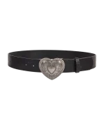 Ζώνη απο PU δέρμα με “καρδιά” μεταλλική αγκράφα - Image 2