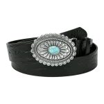 Ζώνη απο PU δέρμα με μεταλλική αγκράφα boho