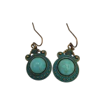 Σκουλαρίκια μπρονζέ ethnic boho