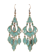 Σκουλαρίκια μπρονζέ ethnic boho