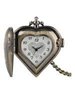 Ρολόι κρεμαστό λαιμού τυπου ρετρό μπρονζέ