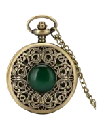 Ρολόι κρεμαστό λαιμού τυπου ρετρό μπρονζέ