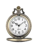 Ρολόι κρεμαστό λαιμού τυπου ρετρό μπρονζέ