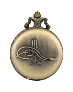 Ρολόι κρεμαστό λαιμού τυπου ρετρό μπρονζέ - Image 2