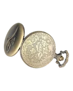 Ρολόι κρεμαστό λαιμού τυπου ρετρό μπρονζέ - Image 4