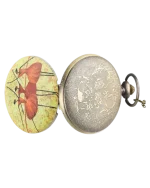 Ρολόι κρεμαστό λαιμού τυπου ρετρό μπρονζέ - Image 4