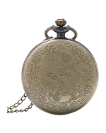 Ρολόι κρεμαστό λαιμού τυπου ρετρό μπρονζέ - Image 2