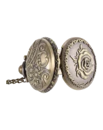 Ρολόι κρεμαστό λαιμού στυλ ρετρό μπρονζέ - Image 4