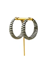 Σκουλαρίκια κρίκοι απο PU δέρμα