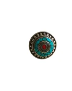 Δαχτυλίδι χειροποίητο ethnic boho Nepal Tibet - Image 3