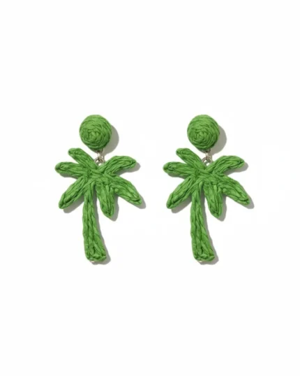 Σκουλαρίκια ψάθινα boho