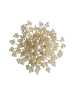 Καρφίτσα σε στύλ ρετρό με πέρλες