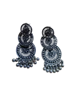 Σκουλαρίκια χειροποίητα ethnic boho Indian - Image 2