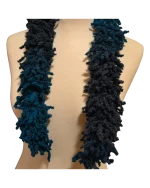 Φουλάρι χειροποίητο πλεκτό δίχρωμο