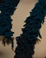 Φουλάρι χειροποίητο πλεκτό δίχρωμο - Image 2