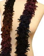 Φουλάρι χειροποίητο πλεκτό δίχρωμο