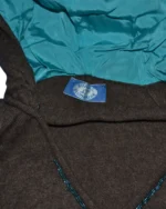Πουλοβεράκι Blugirl της Blumarine σέ καφέ χρώμα μέ κουκούλα - Image 3