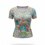 Μπλουζάκι κοντομάνικο ROBERTO CAVALLI πολύχρωμο