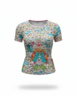 Μπλουζάκι κοντομάνικο ROBERTO CAVALLI πολύχρωμο