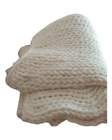 Κουβέρτα χειροποίητη μάλλινη υπέρδιπλη