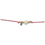 Βραχιόλι Μάρτη χειροποίητο μακραμέ