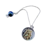 Γούρι αυτοκινήτου Αγ. Χριστόφορος ασημένιο