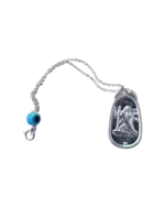 Γούρι αυτοκινήτου Αγ. Χριστόφορος ασημένιο - Image 3