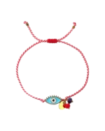 Βραχιόλι Μάρτη χειροποίητο μακραμέ