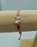 Βραχιόλι Μάρτη χειροποίητο μακραμέ