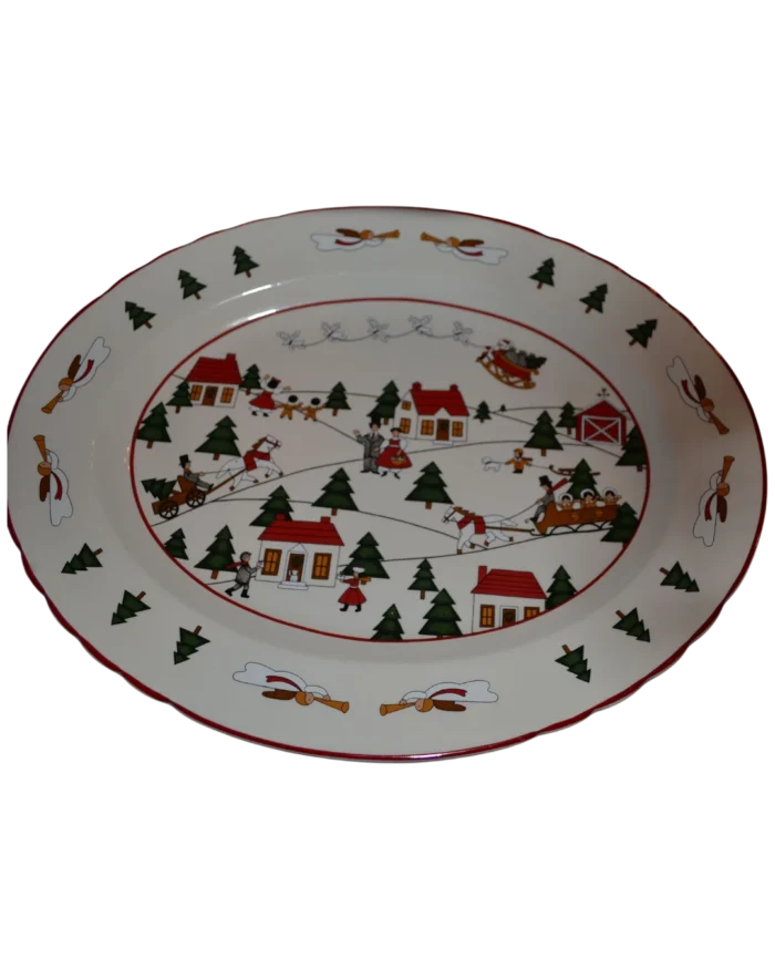 Πιατέλα Χριστουγεννιάτικη Mason’s Ironstone England vintage - Image 3