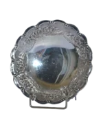 Μπώλ ασημένιο μέ λουλούδια