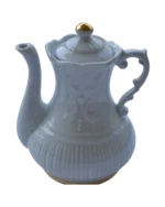 Τσαγιερό πορσελάνης Limoges decore στό χέρι vintage - Image 4