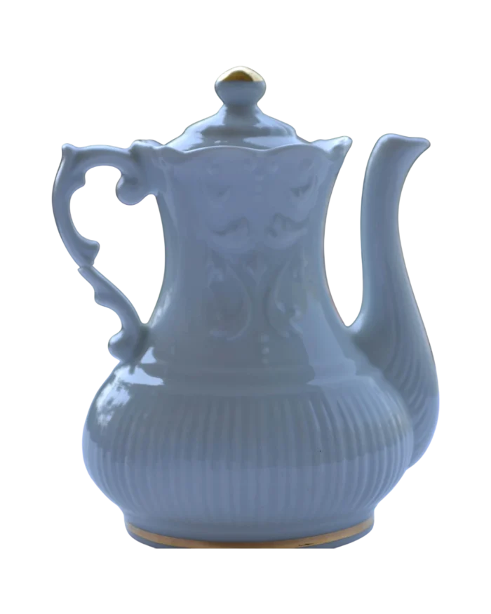 Τσαγιερό πορσελάνης Limoges decore στό χέρι vintage - Image 2