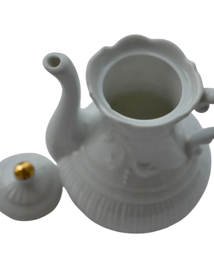 Τσαγιερό πορσελάνης Limoges decore στό χέρι vintage - Image 3