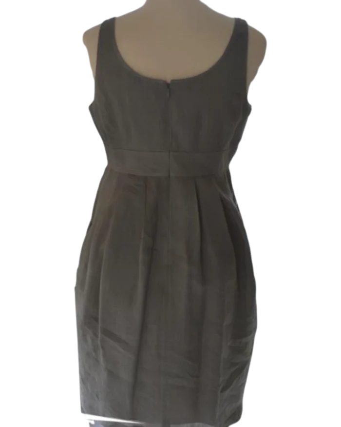 Φόρεμα Burberry αυθεντικό σέ χακί χρώμα vintage - Image 3