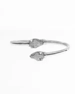 Βραχιόλι ασημένιο “πάνθηρας” με ζιρκόν - Image 4