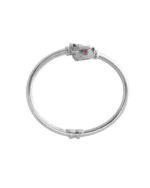 Βραχιόλι ασημένιο “πάνθηρας” με ζιρκόν - Image 2